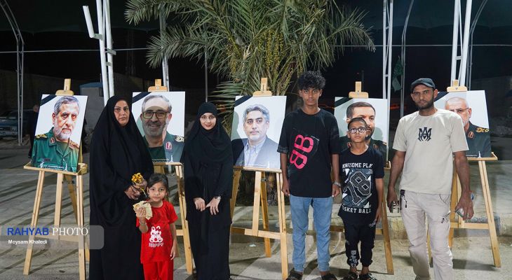 خادمان جامانده عشق شهدا را زنده کردند